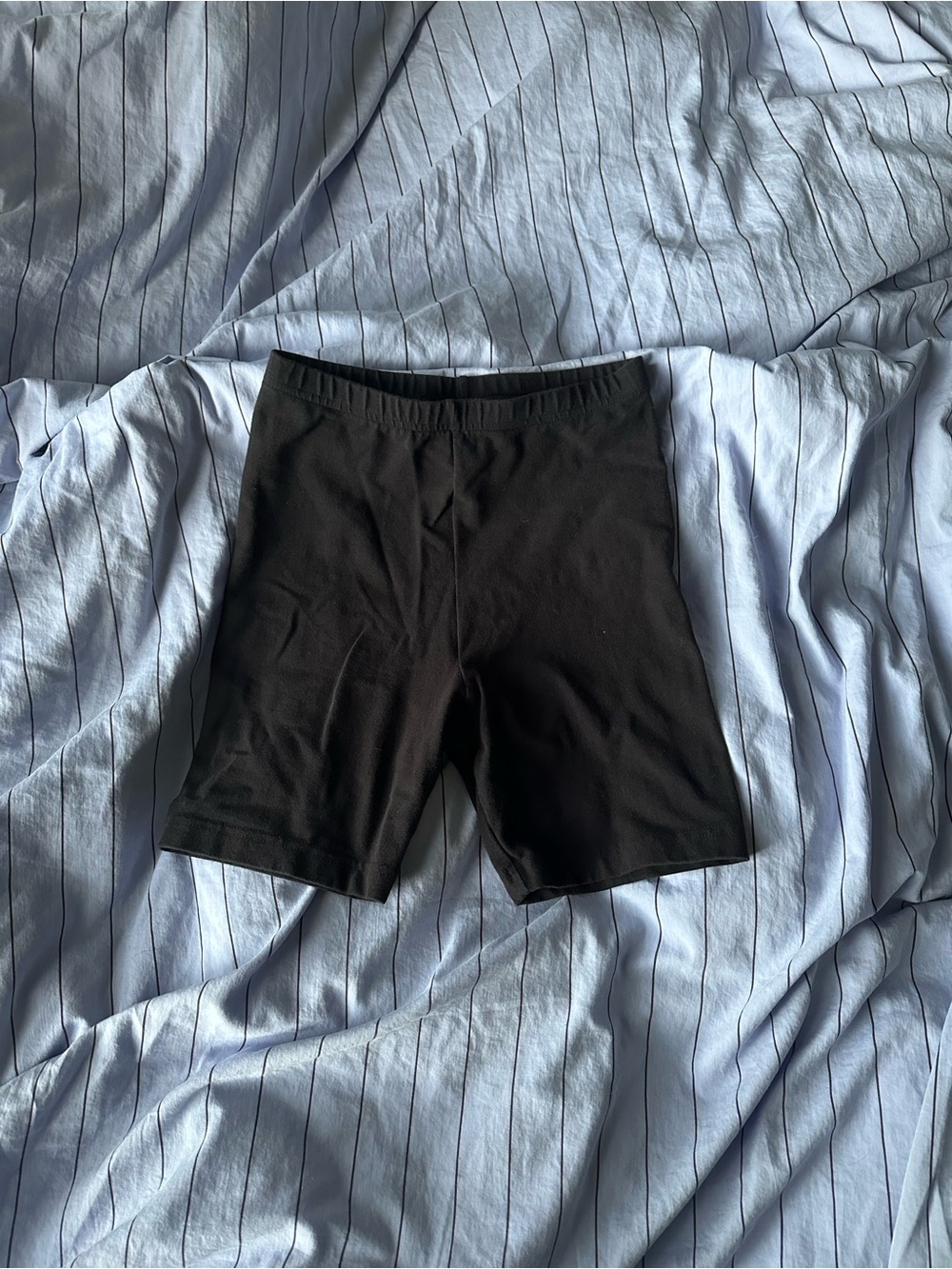 Athletic Works Black Cotton Bike Shorts